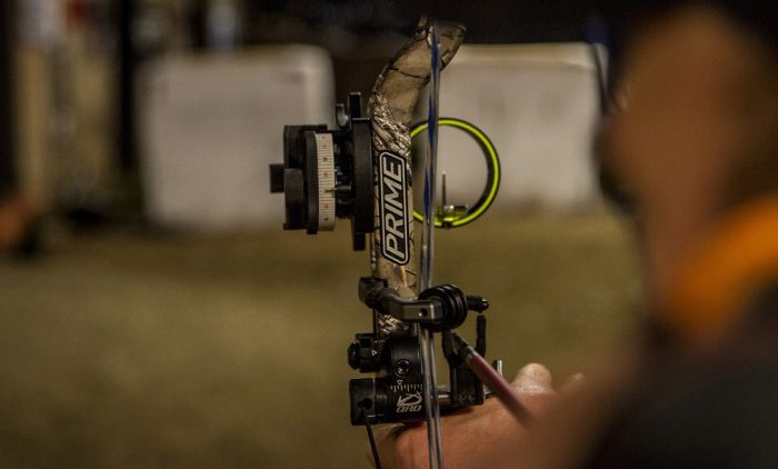 Shooting a compound bow