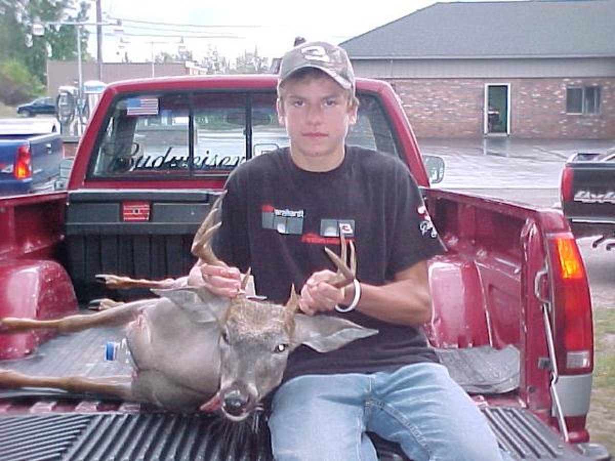Jeff Janis with his first buck