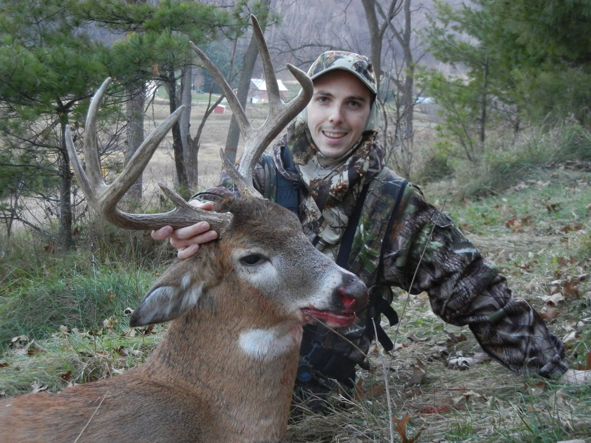 Wisconsin hunter with a big buck