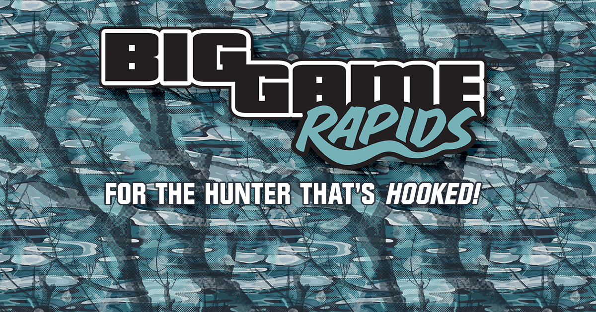Big Game Rapids: A New Water Camo - Legendary Whitetails