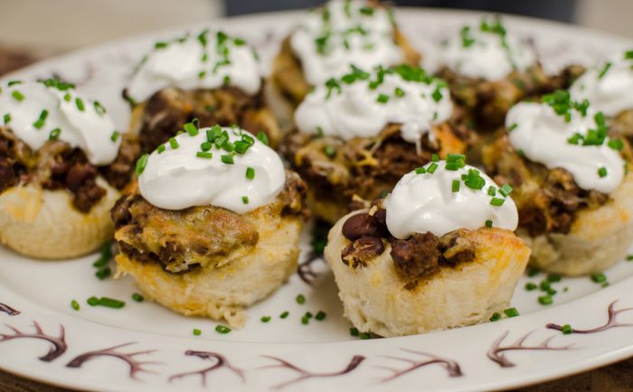 Best ever ground venison chili biscuits