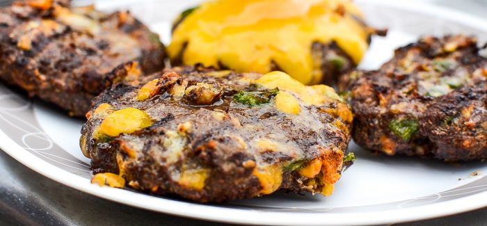 Jalapeno Cheddar Venison Burger