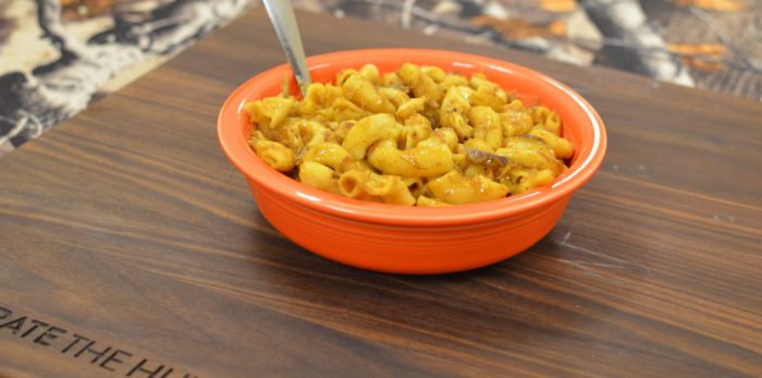 Crock pot BBQ venison mac and cheese