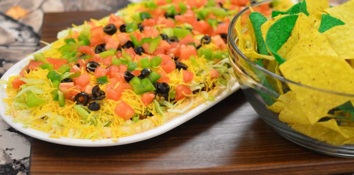 Ground venison taco dip recipe