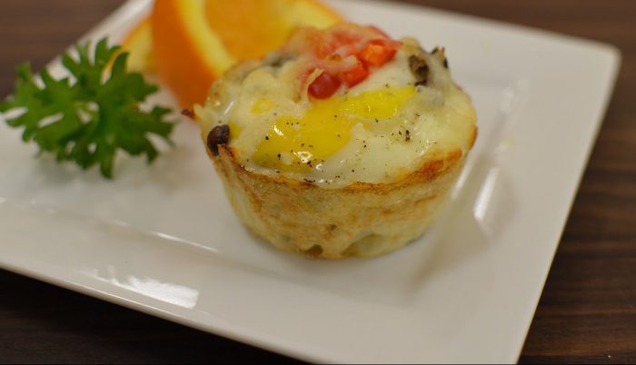 Bird Nest Breakfast Cups with Venison Sausage Video Recipe